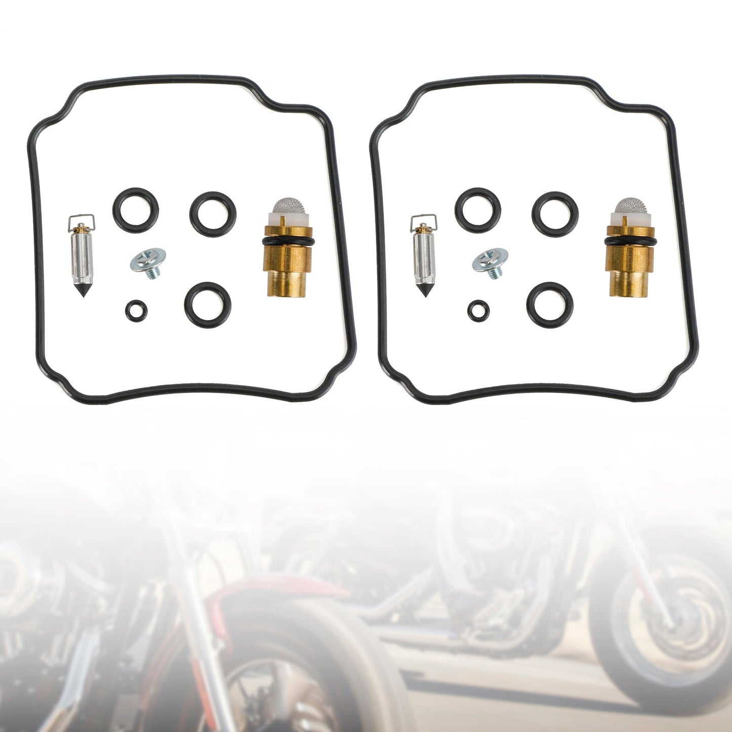 2X Carburetor Rebuild Repair Kit fit for Yamaha version FZR400(1WG)R/RR 1988-90