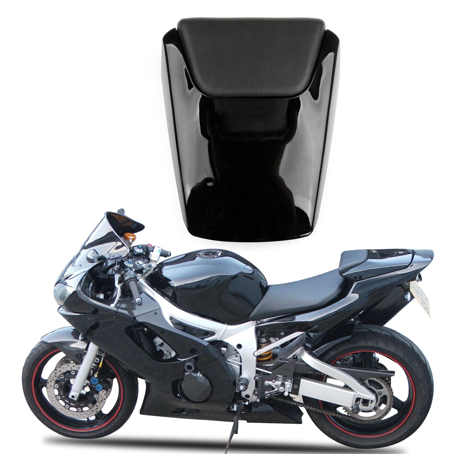 Rear Pillion Seat Cowl Fairing Cover For Yamaha YZF R6 1998-2002 1999