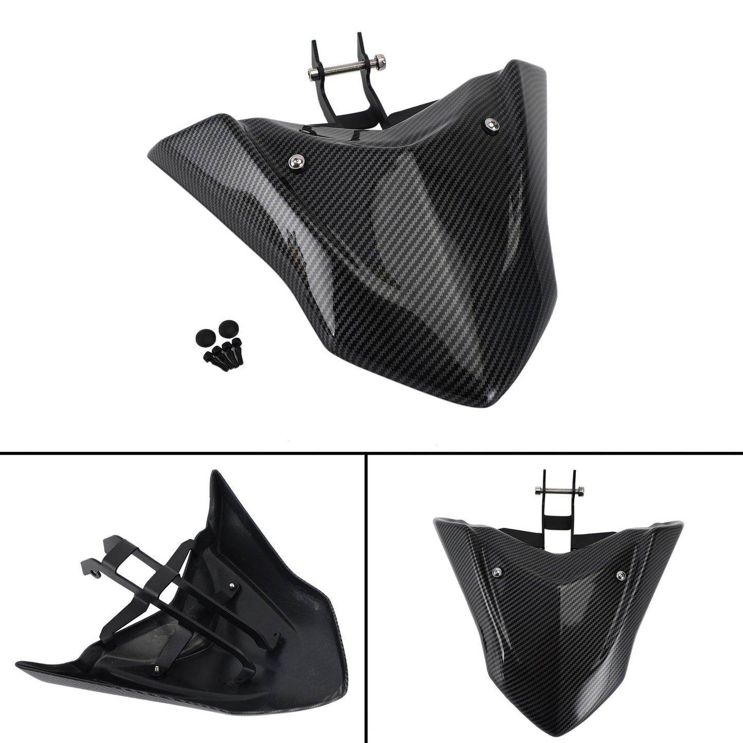 Carbon ABS Front Fender Beak Extension fit for Yamaha Tenere 700 2019-2020