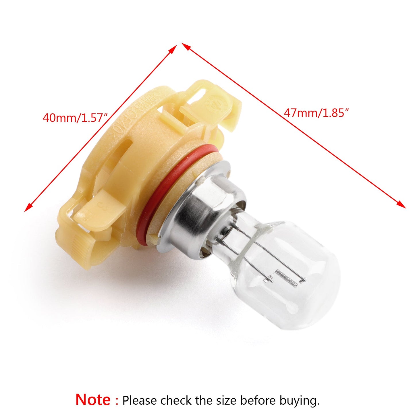 For Philips PSX24W x 1 Bulb Standard Car Foglight Beam 12276 Fog Lamp