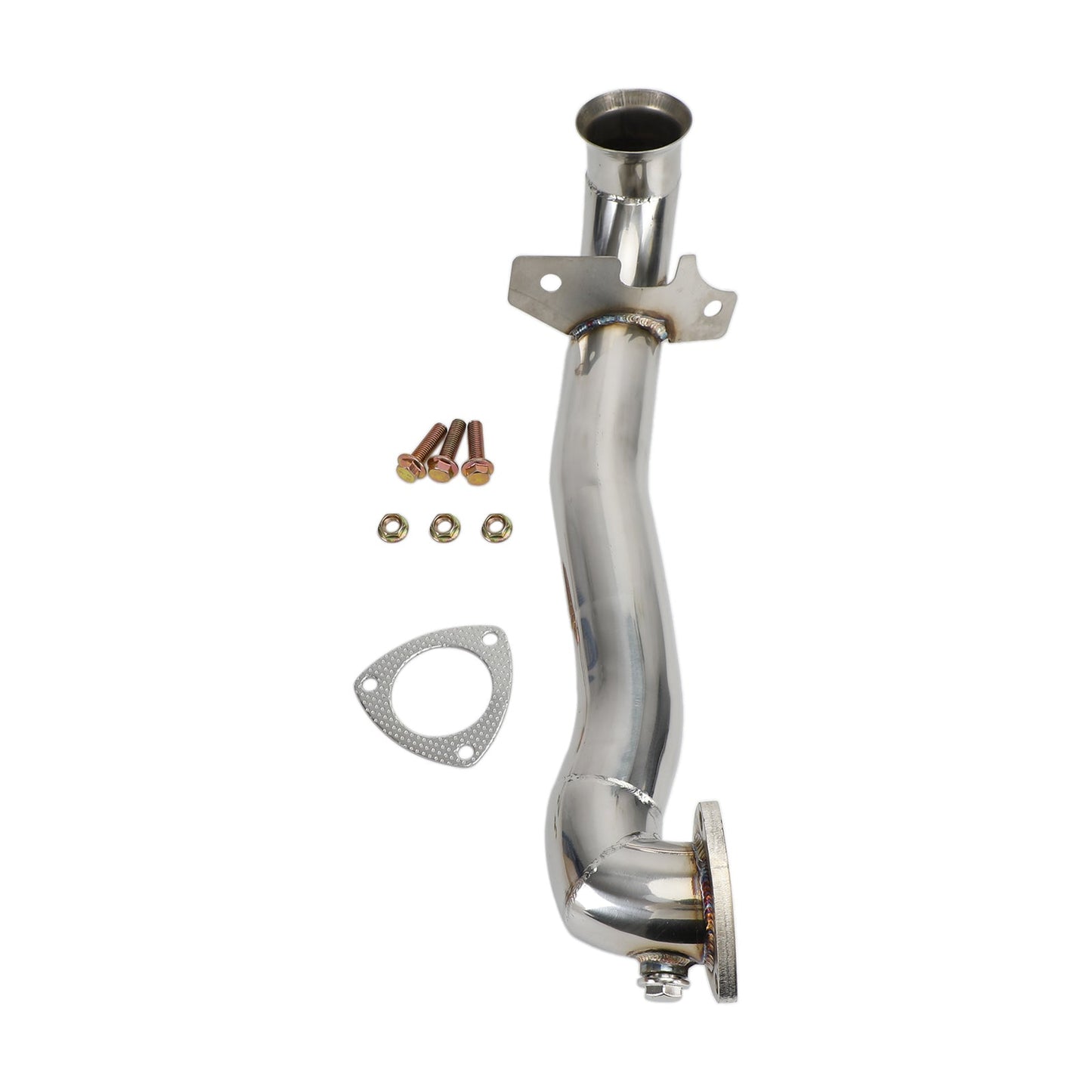 Downpipe Exhaust for 2007-2016 Mini Cooper R55-R61 1.6 Turbo 2.5 inch with 2 O2 sensor bungs Champoo