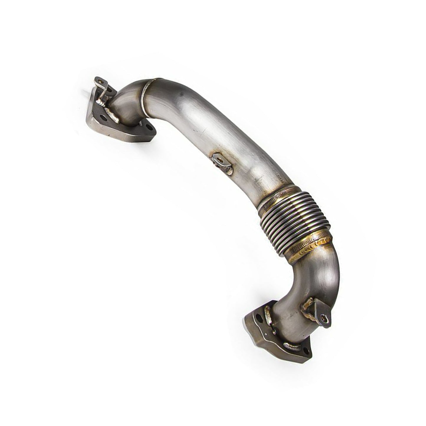 3.5" High Flow Exhaust Up Pipes For 2017-2020 Chevy 6.6L L5P Duramax Diesel Exhaust Manifold Header