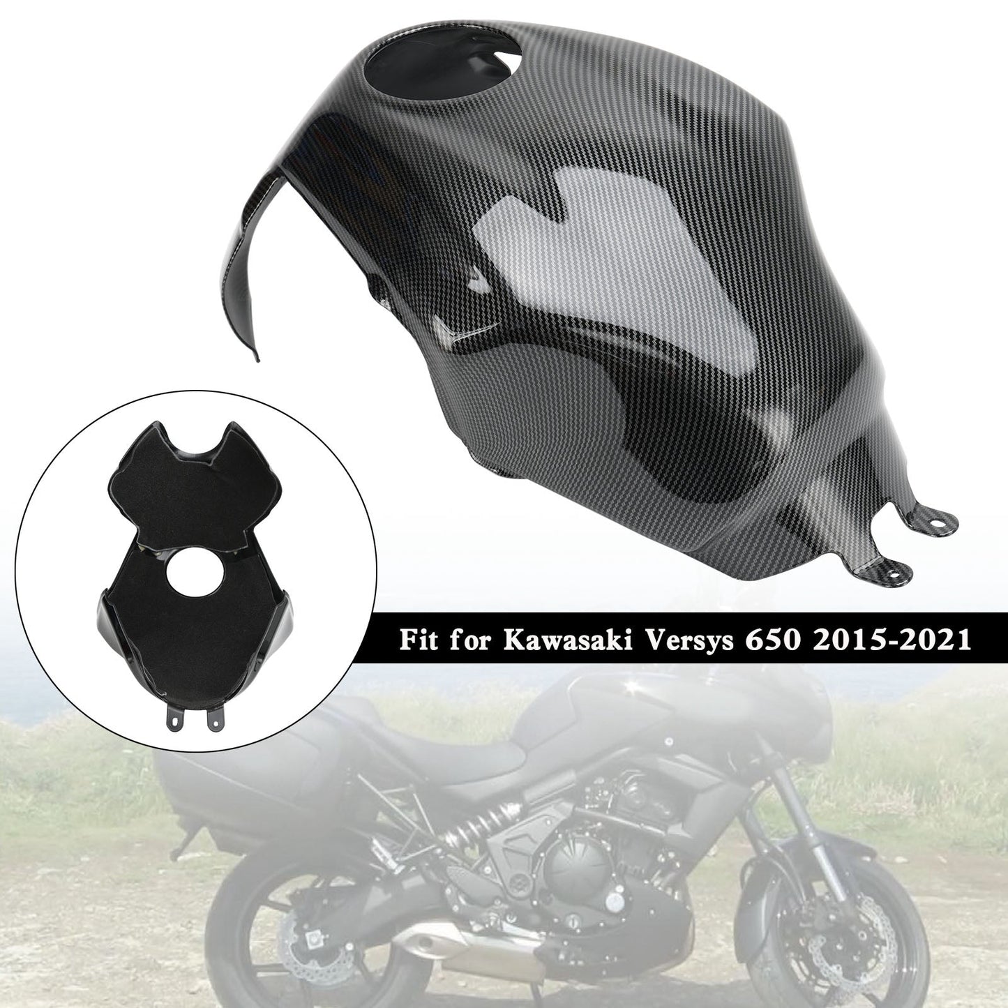 2015-2021 Kawasaki Versys 650 Gas Tank Cover Guard Fairing Protector