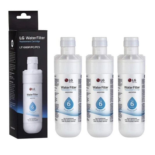 3Pack LG LT1000P Refrigerator Water Filter Replacement ADQ74793501 ADQ74793502