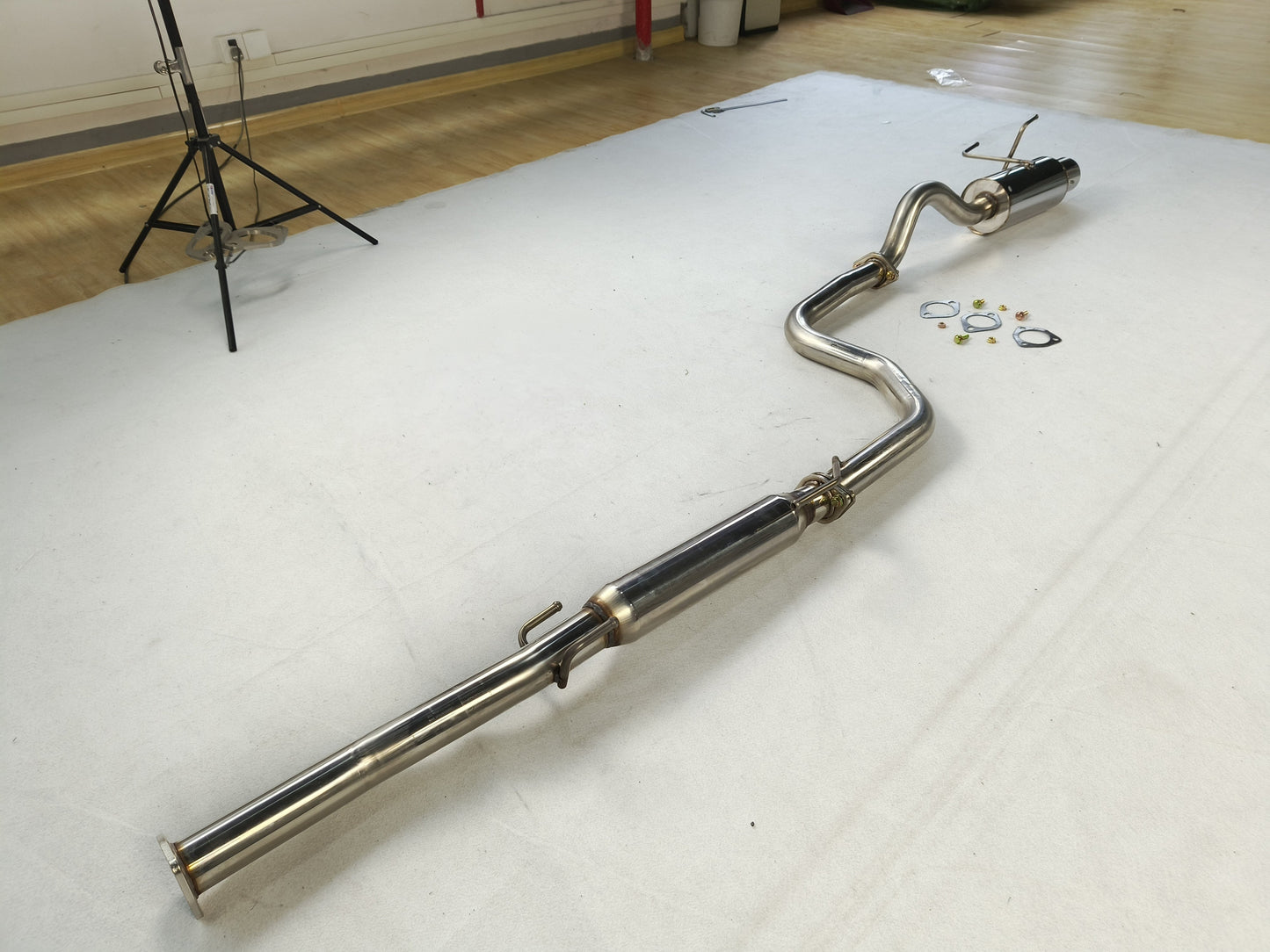 4'' CatBack Exhaust System-Drift Spec Fit 1992-1995 Honda Civic EG6 3DR N1