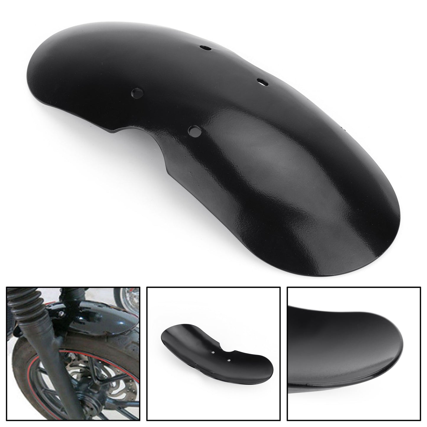 Short Front Fender Mudguard For Triumph Bonneville T100 Scrambler Thruxton 01-16