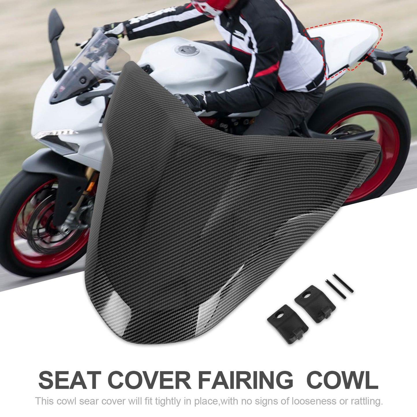 Tail Rear Seat Cover Fairing Cowl For Ducati Supersport 939 950 All Year