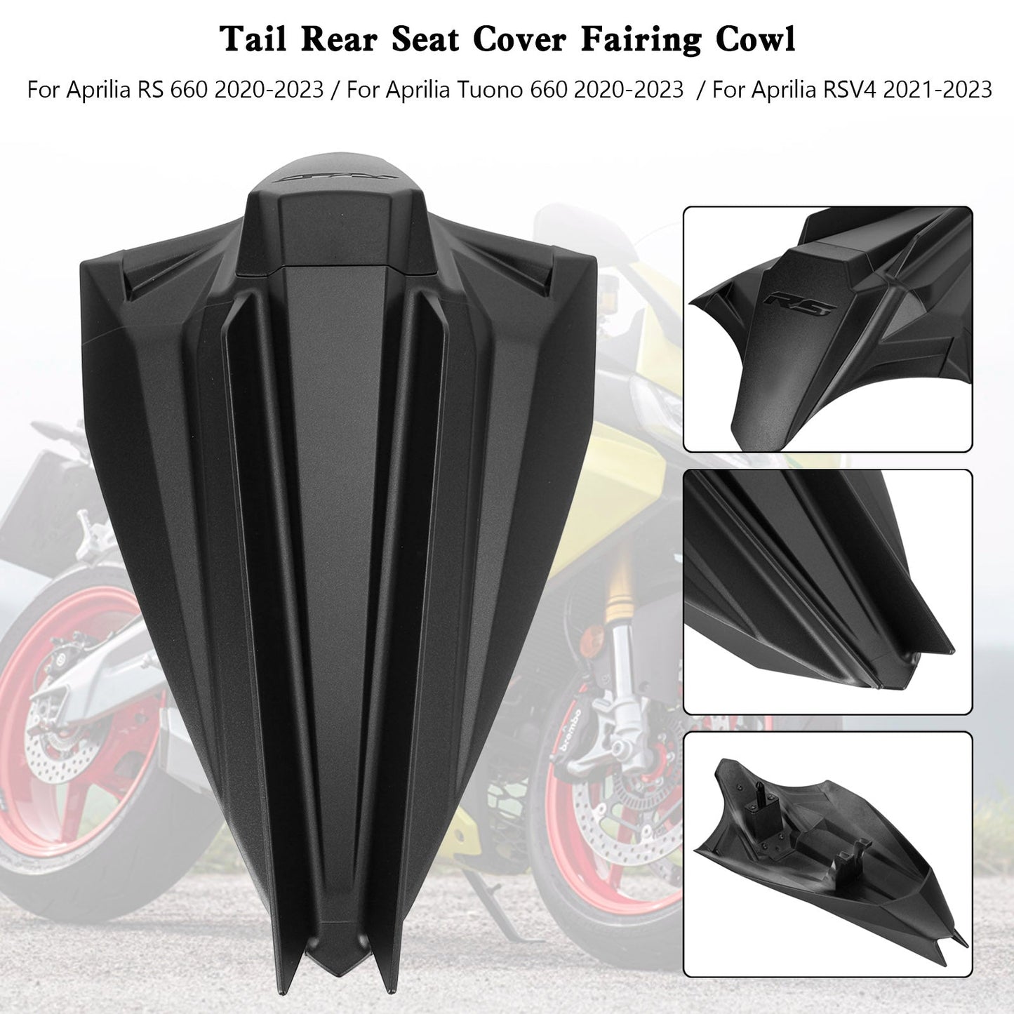 20-23 Aprilia RS 660 Tuono Rear Seat Cover Fairing Cowl