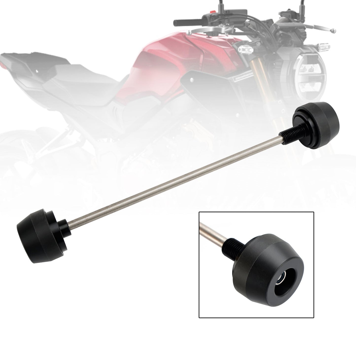 Front Axle Fork Protector Wheel Slider Black Fit For Honda Cb650R 21-23 2022