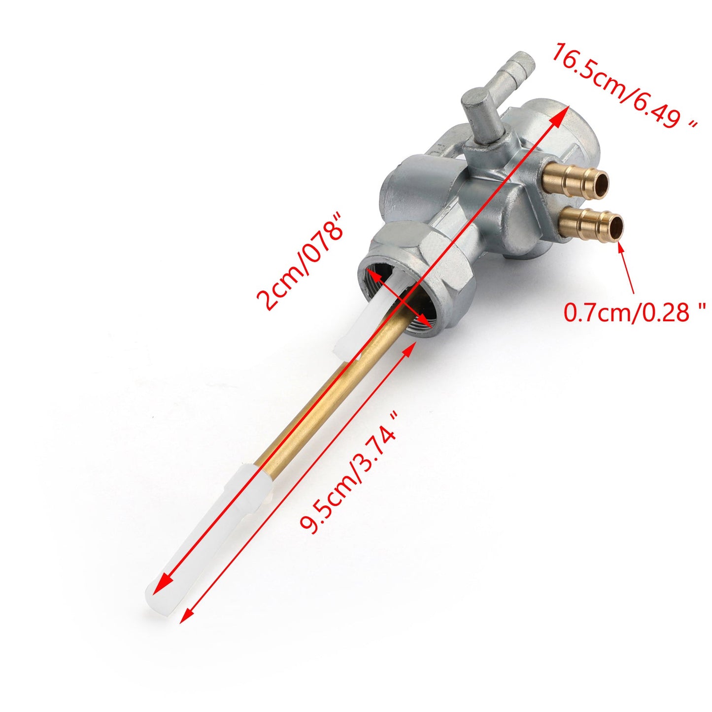 Gas Fuel Petrol Valve Petcock 51023-040 For Kawasaki H1 69-75 H2 72-75 KH500 76