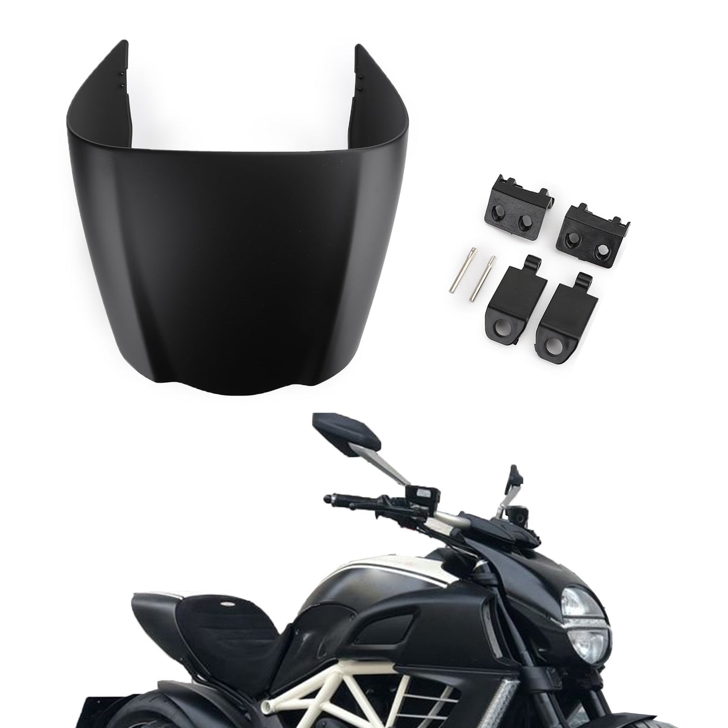 Motorcycle Rear Seat Solo Cowl Fairing Cover For DUCATI 2011-2013 DIAVEL 1200