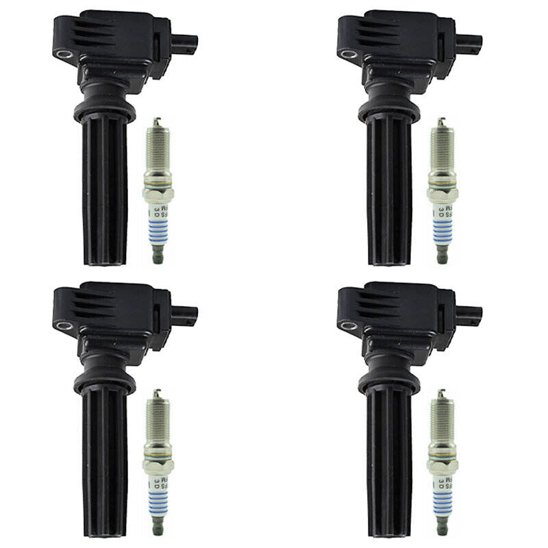 2015-2017 Ford MKZ Black Label Hybrid Sedan 4-Door 4X Ignition Coils+Spark Plugs UF670