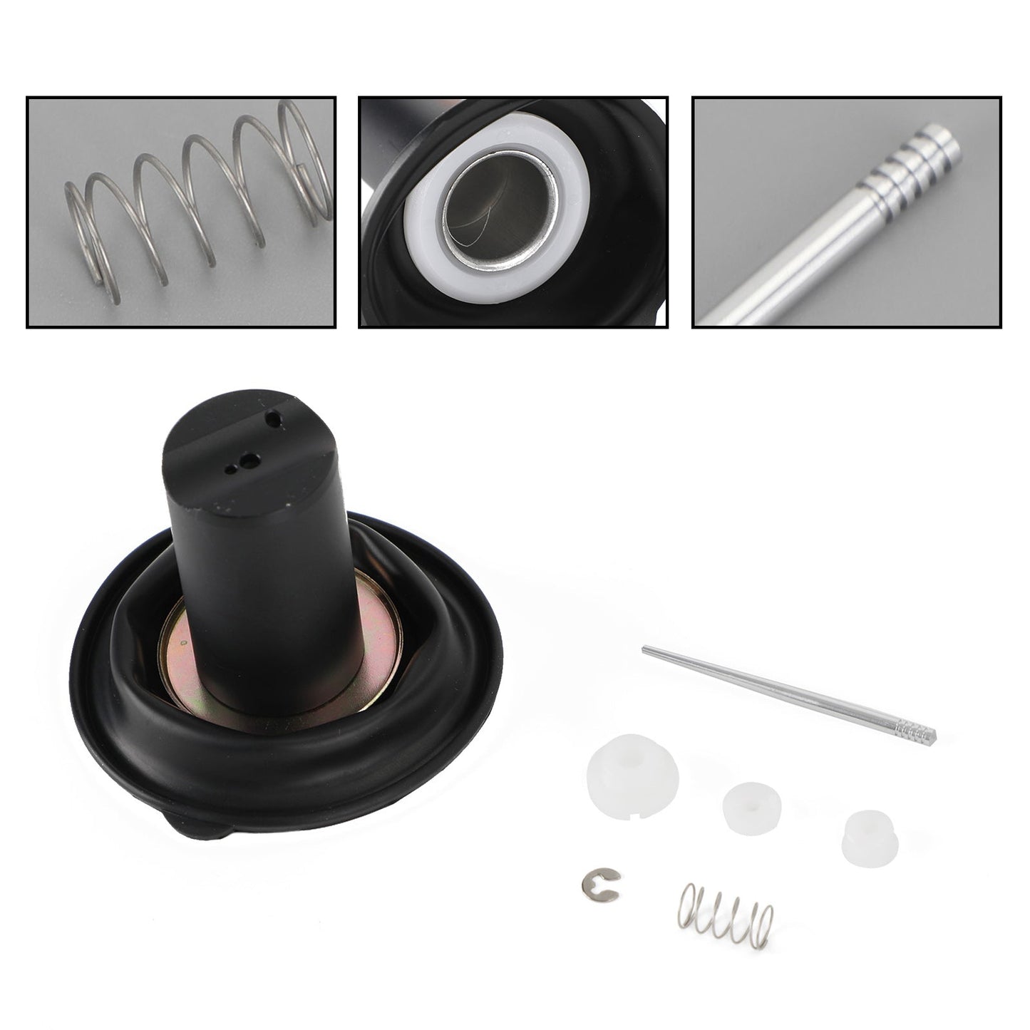 1x Carburetor Plunger Diaphragm Repair Kit fit for Yamaha XJR400 1993-2000