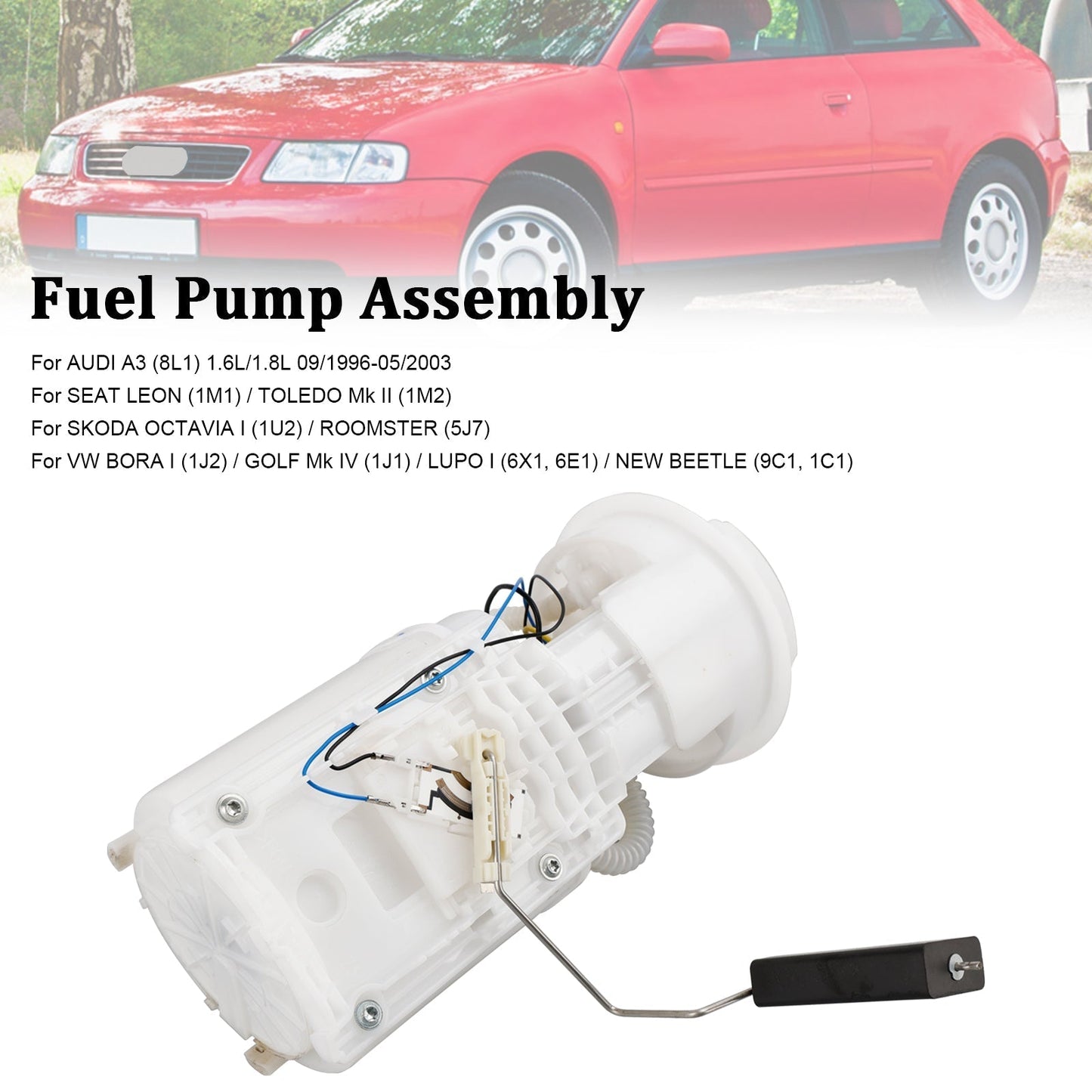 2000-2010 SKODA OCTAVIA I (1U2) 1.4L 1.6L 1.8L 2.0L Fuel Pump Module Assembly 1J0919051B