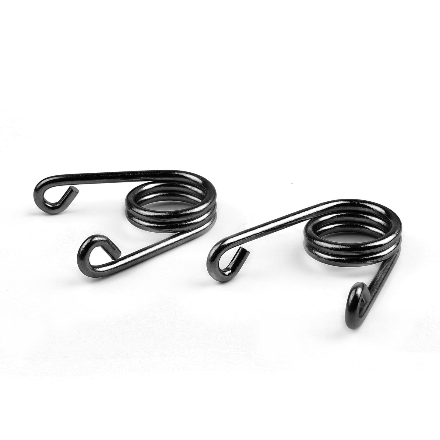 2Pcs 3.3" Driver Seat Mounting Spring V-Shape Spring Black For Chopper Bobber