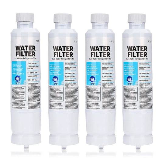 4Pack DA29-00020BX Refrigerator ICE & Water Filter Water Filter Replacement