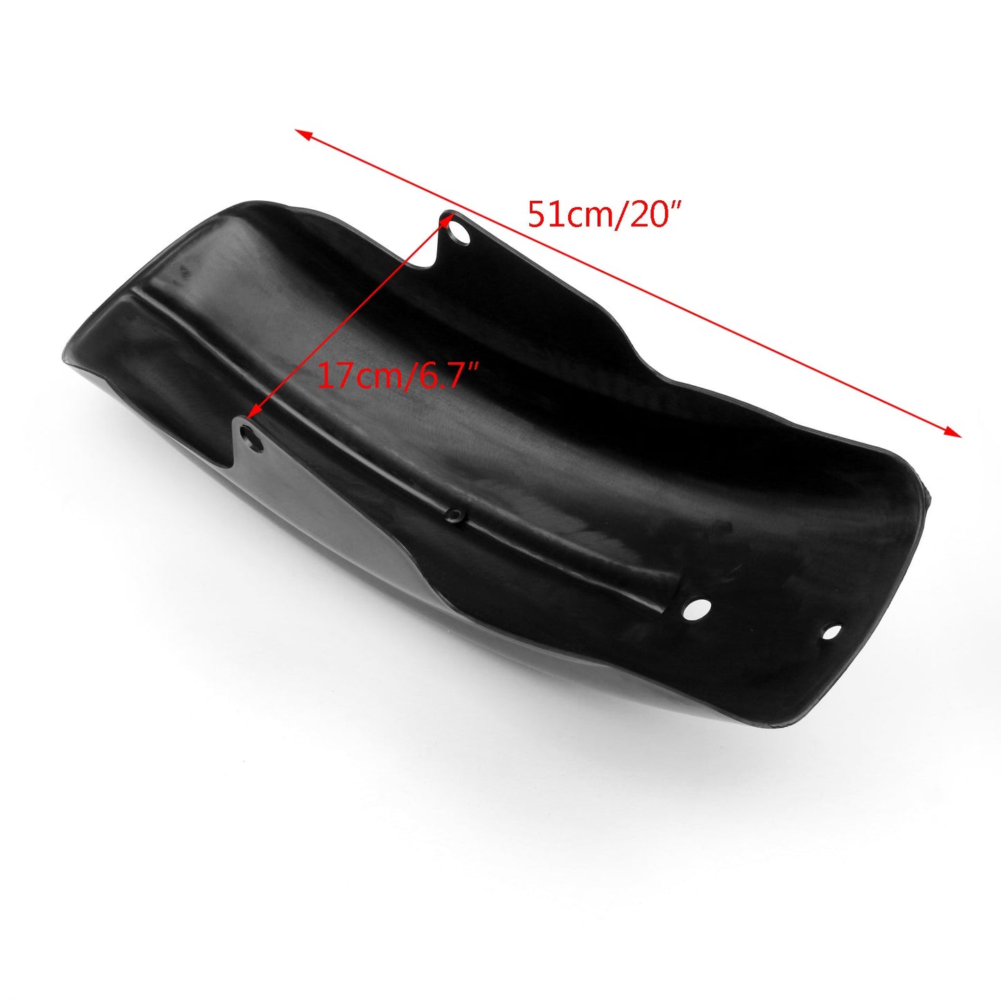 Rear Mudguard Fender For Sportster Bobber Chopper Cafe Racer Black