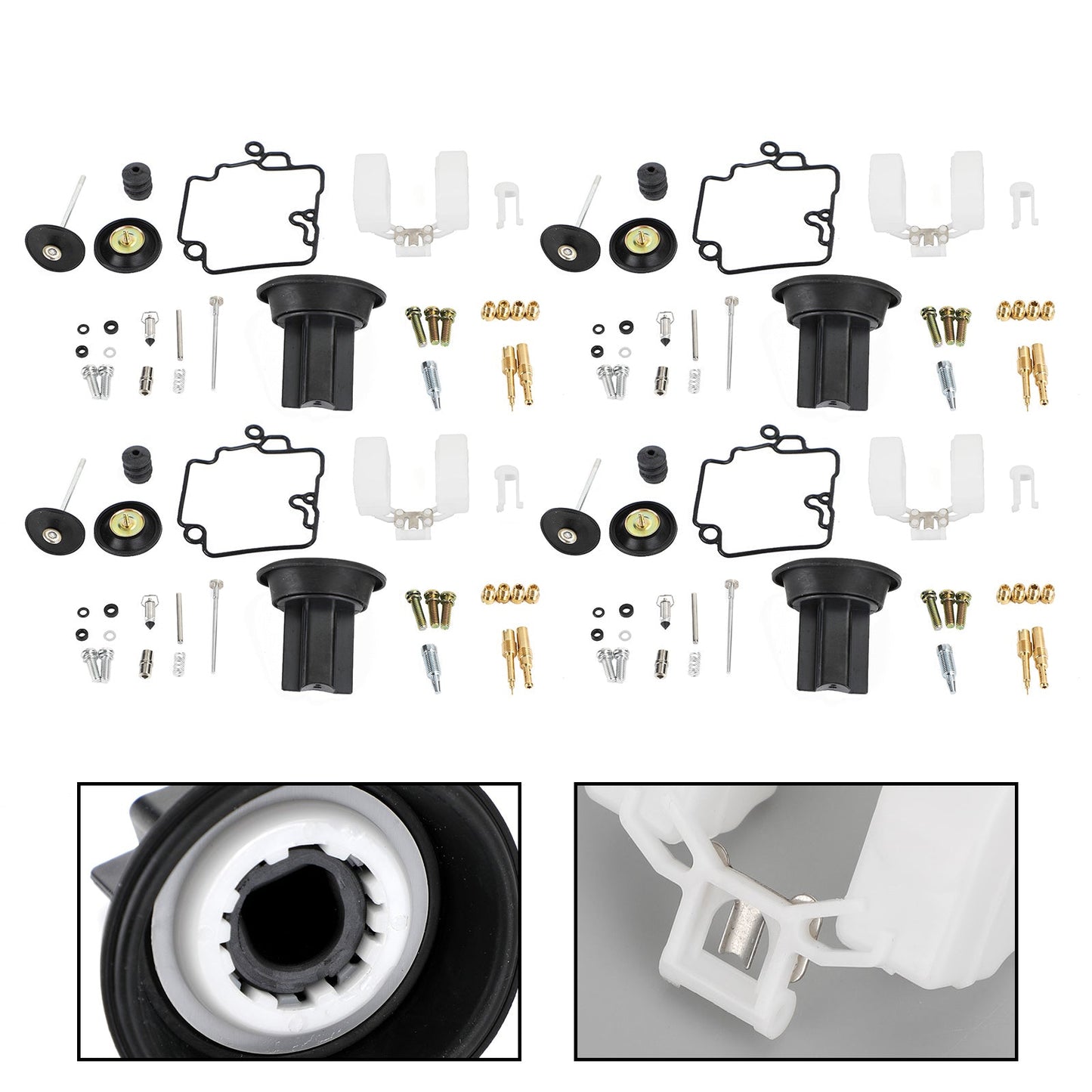 4X Carburetor Carb Repair Kit acceleration pump fit for KT CVK24 Scooter Racing