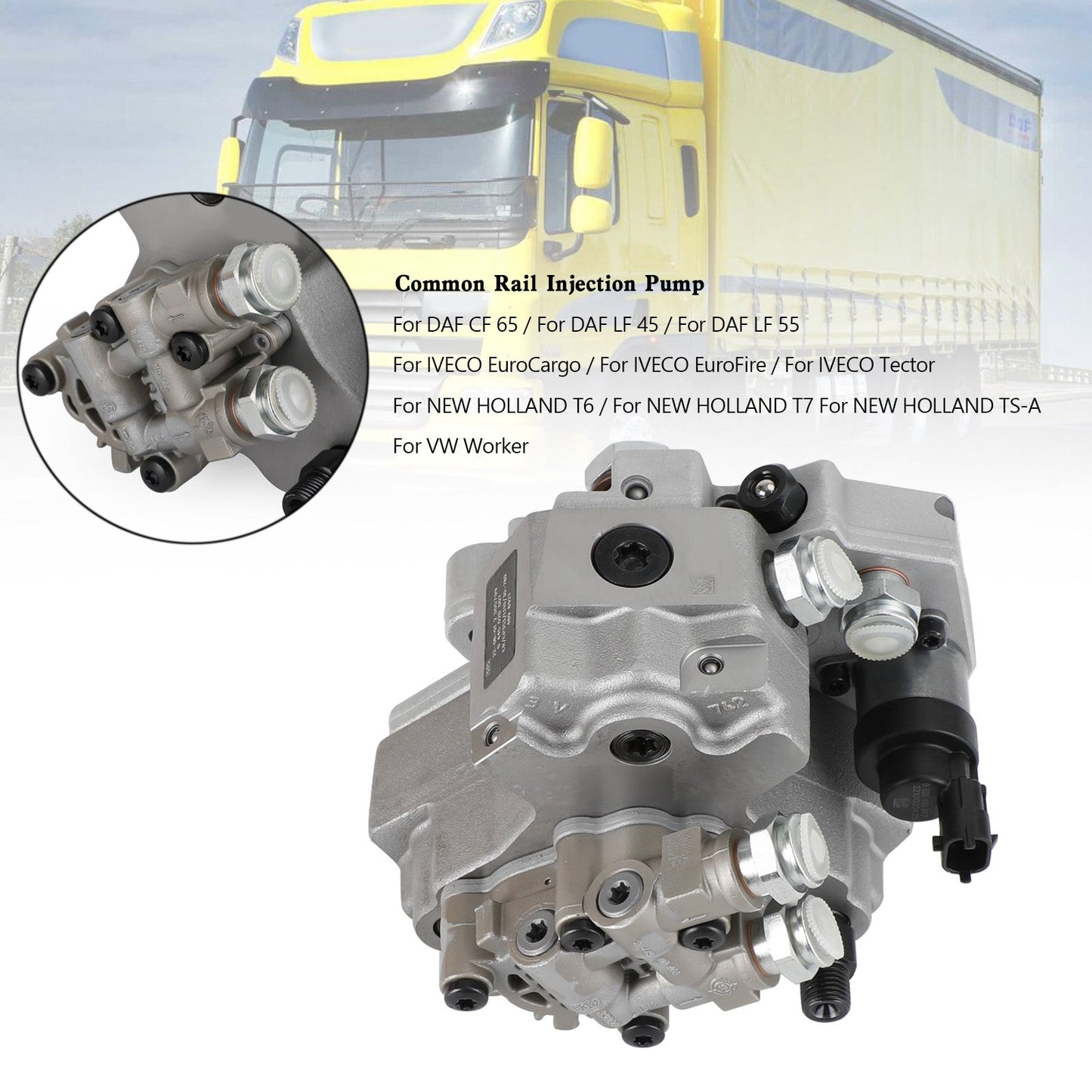 IVECO EuroCargo/EuroFire/Tector High Pressure Fuel Injection Pump 2995510 4896958 4897040