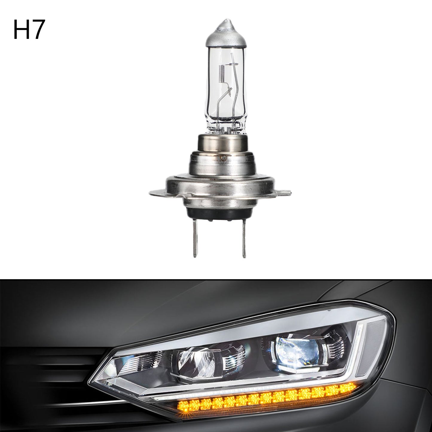 H7 For OSRAM Car Headlight Lamp Super +30% More Light PX26d 12V65W 62282