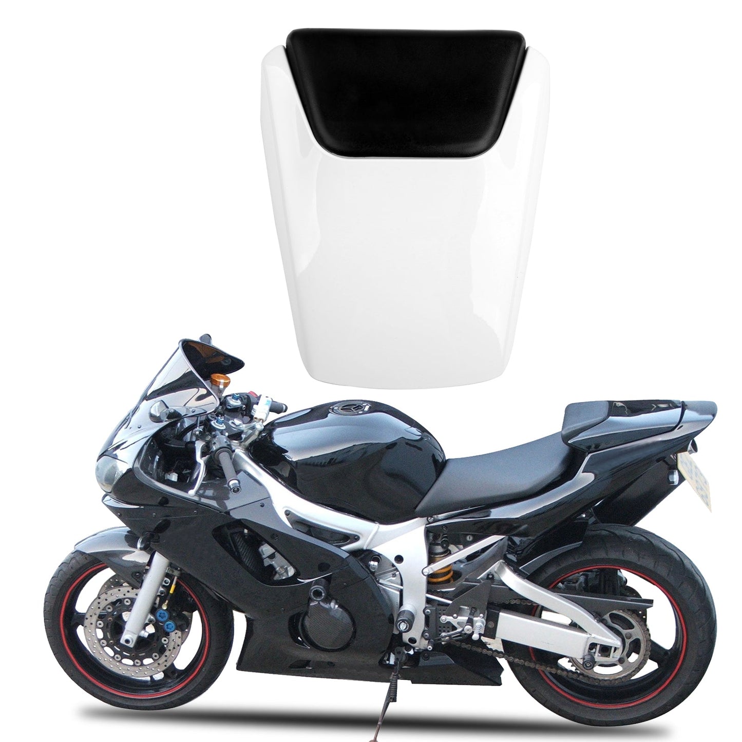 Rear Pillion Seat Cowl Fairing Cover For Yamaha YZF R6 1998-2002 1999