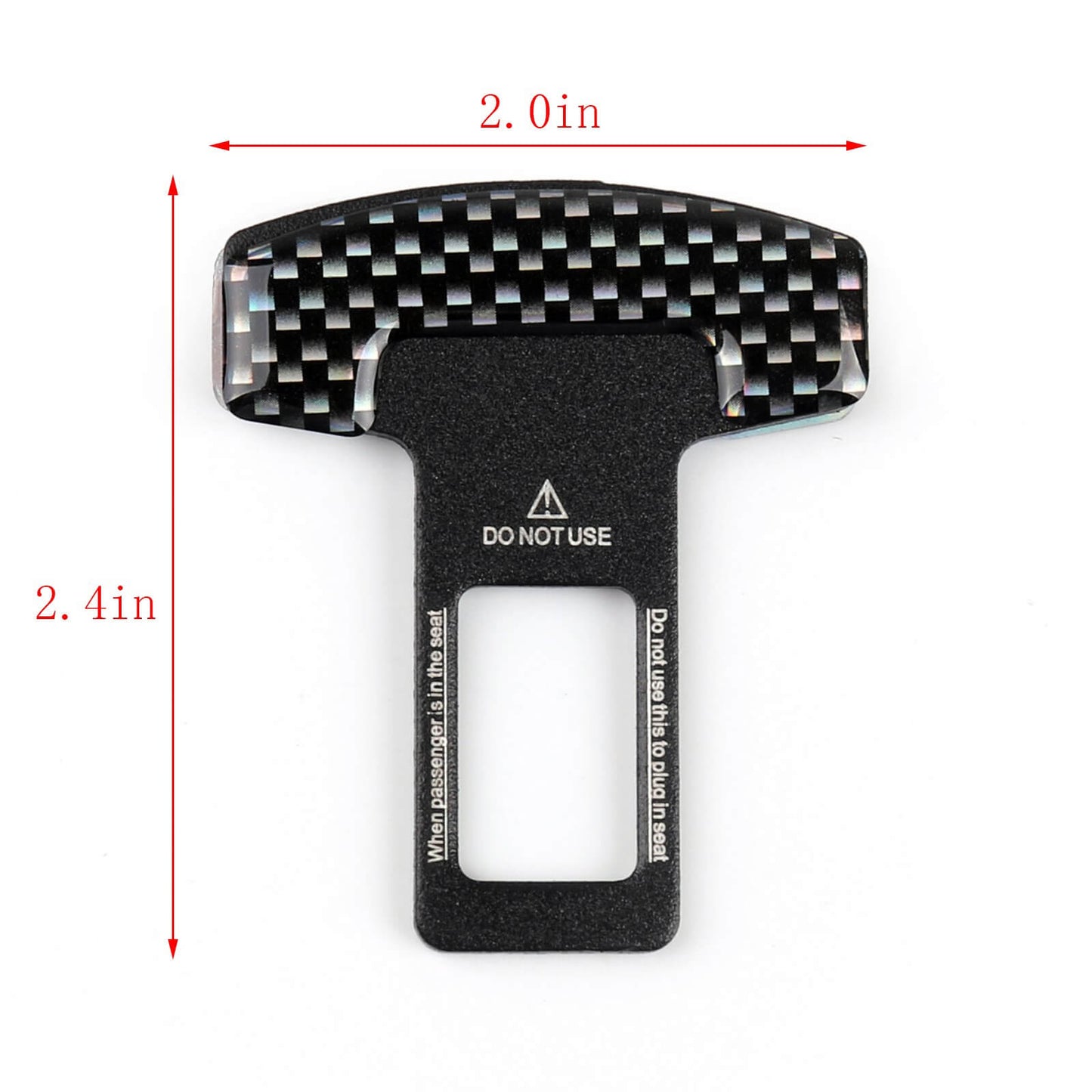 2PCS Car Seat Belt Buckle Clip Replacement Universal Fit