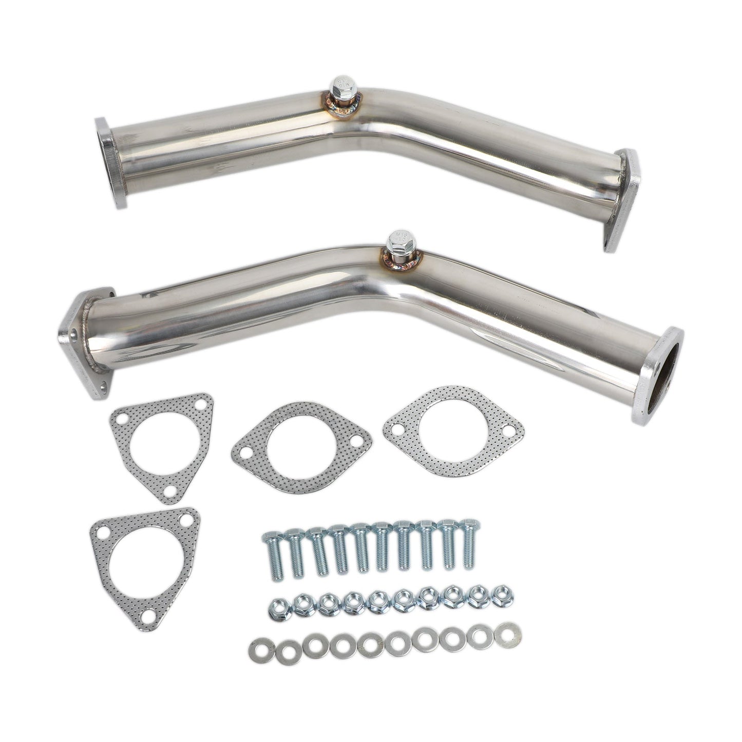 Exhaust Downpipe Test Pipes W/Gaskets & Bolts For 2003-2006 Nissan 350Z Infiniti G35 FX35