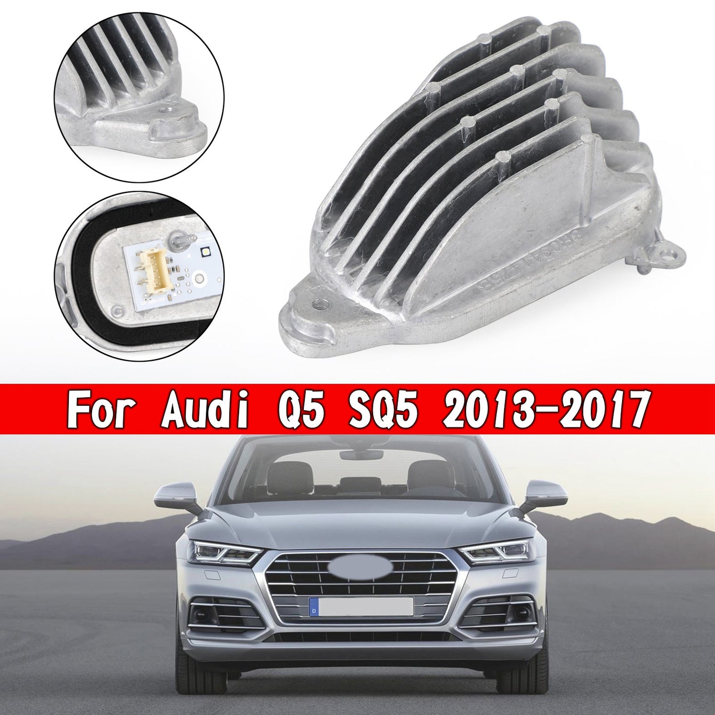 Audi SQ5 2014-2017 Left LED DRL Control Module 8R0941475B/76B