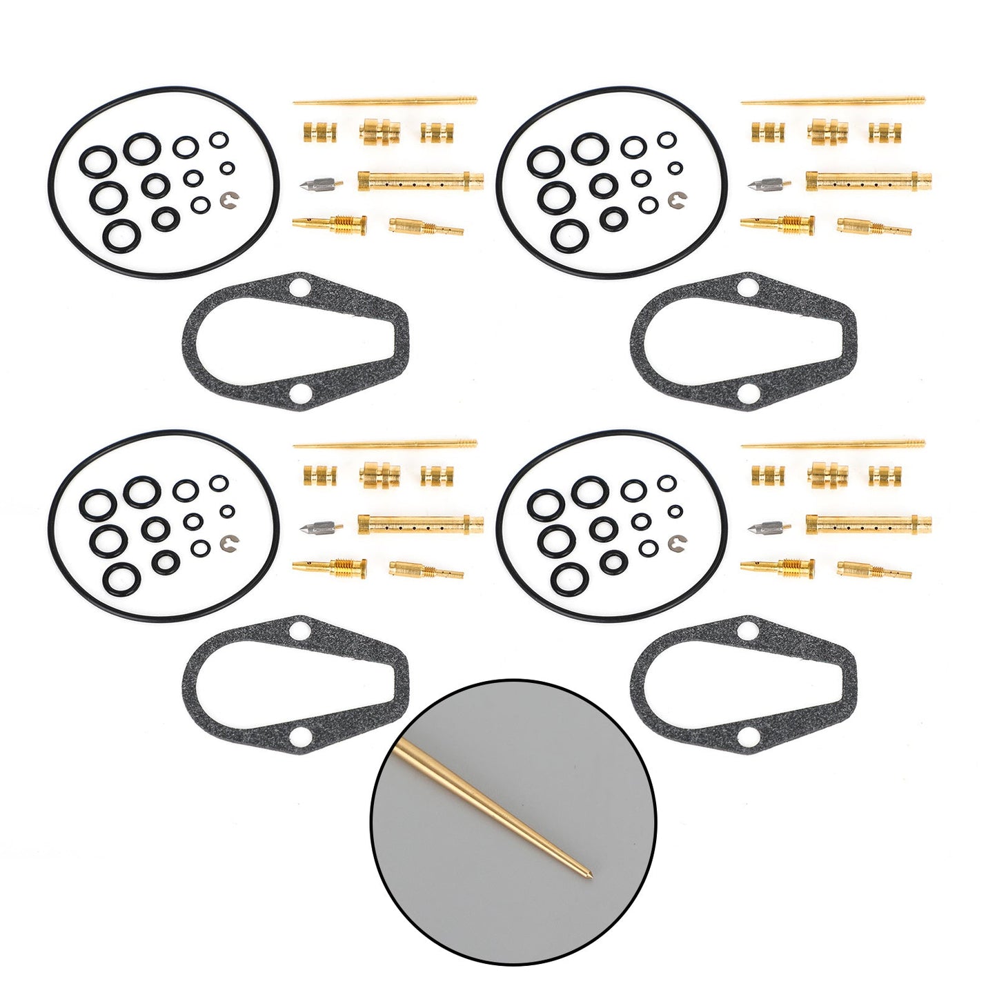 4X Carburetor Carb Rebuild Kit fit for HONDA CB500 CB500K Four 1971-1973