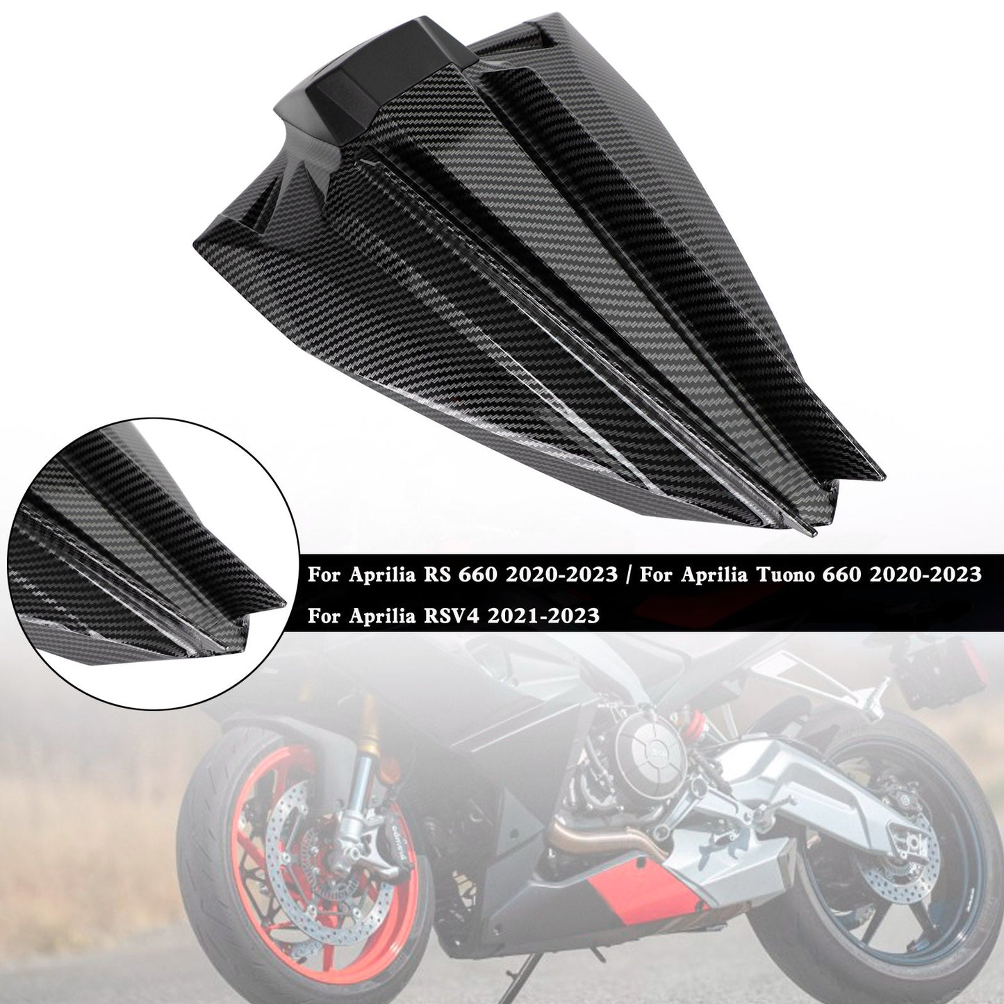 20-23 Aprilia RS 660 Tuono Rear Seat Cover Fairing Cowl