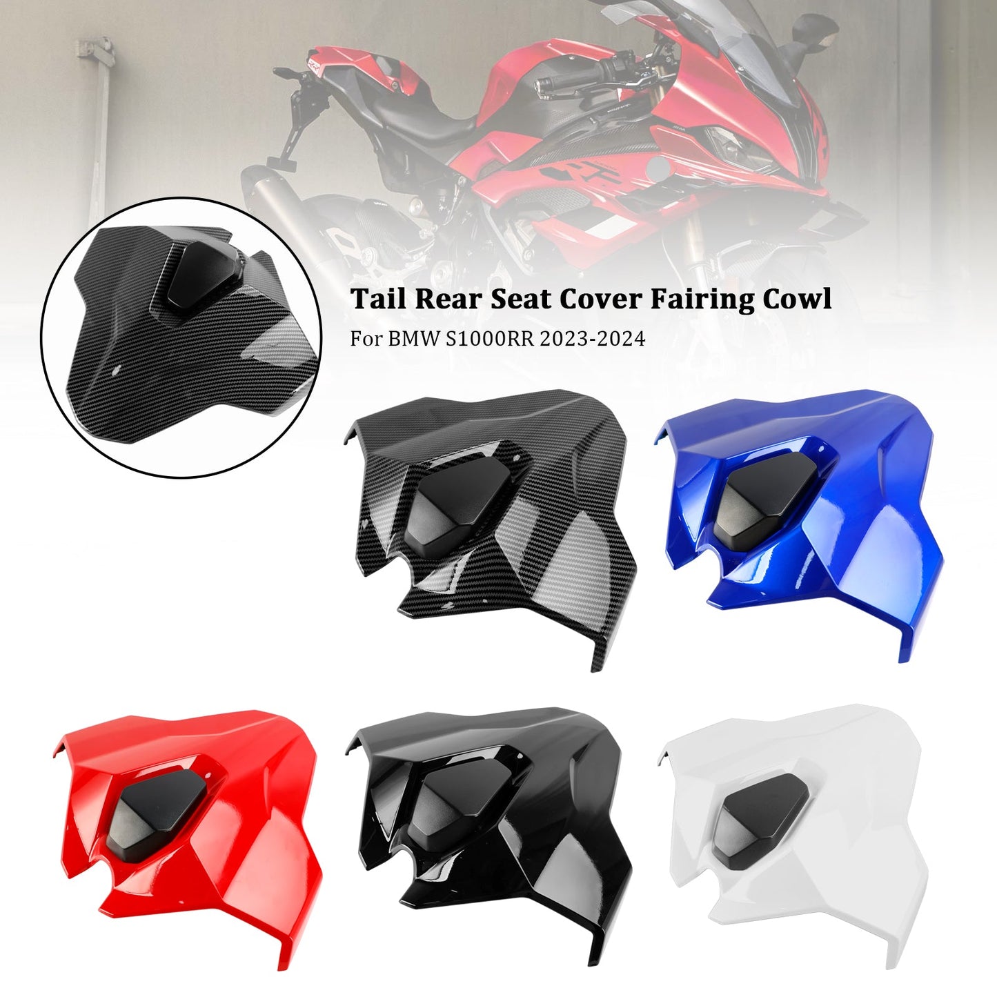 23-24 BMW S1000RR Tail Rear Seat Cover Fairing Cowl