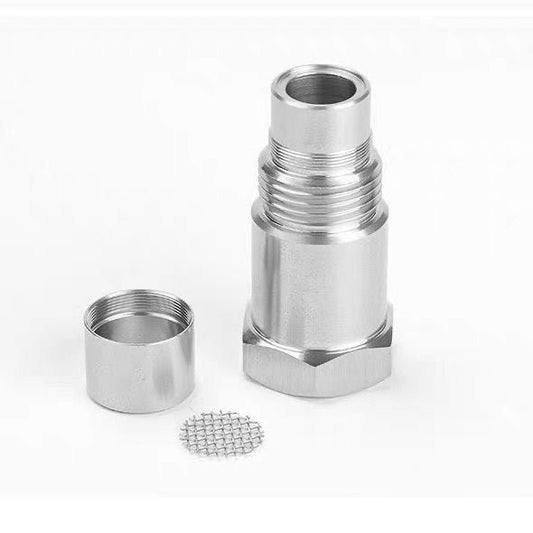 Catalytic Converter Stainless Steel O2 Sensor Bung Plug Extender Spacer Eliminator Adapter for Checking Engine Light M18*1.5