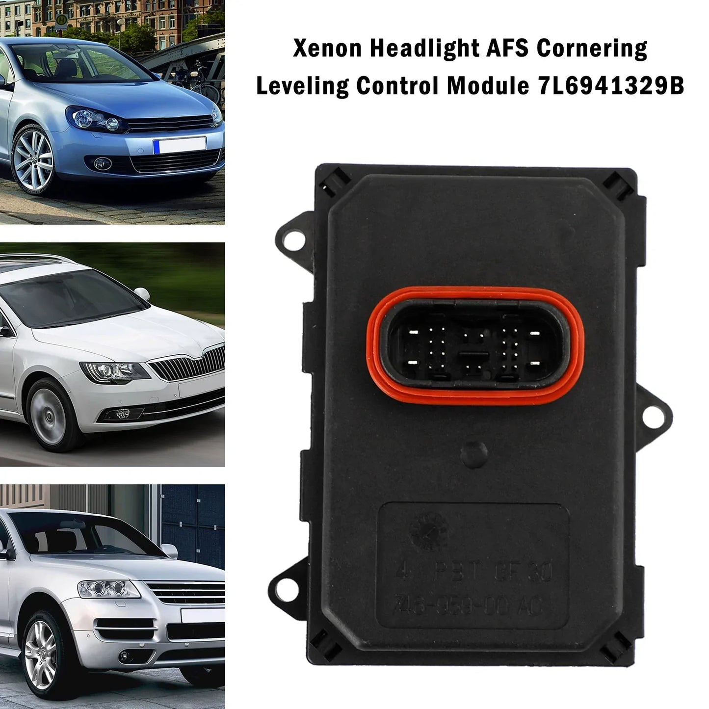 2006-2011 VW Touareg Lift 7L6941329B Xenon Headlight AFS Cornering Leveling Control Module 5DF01011415AA