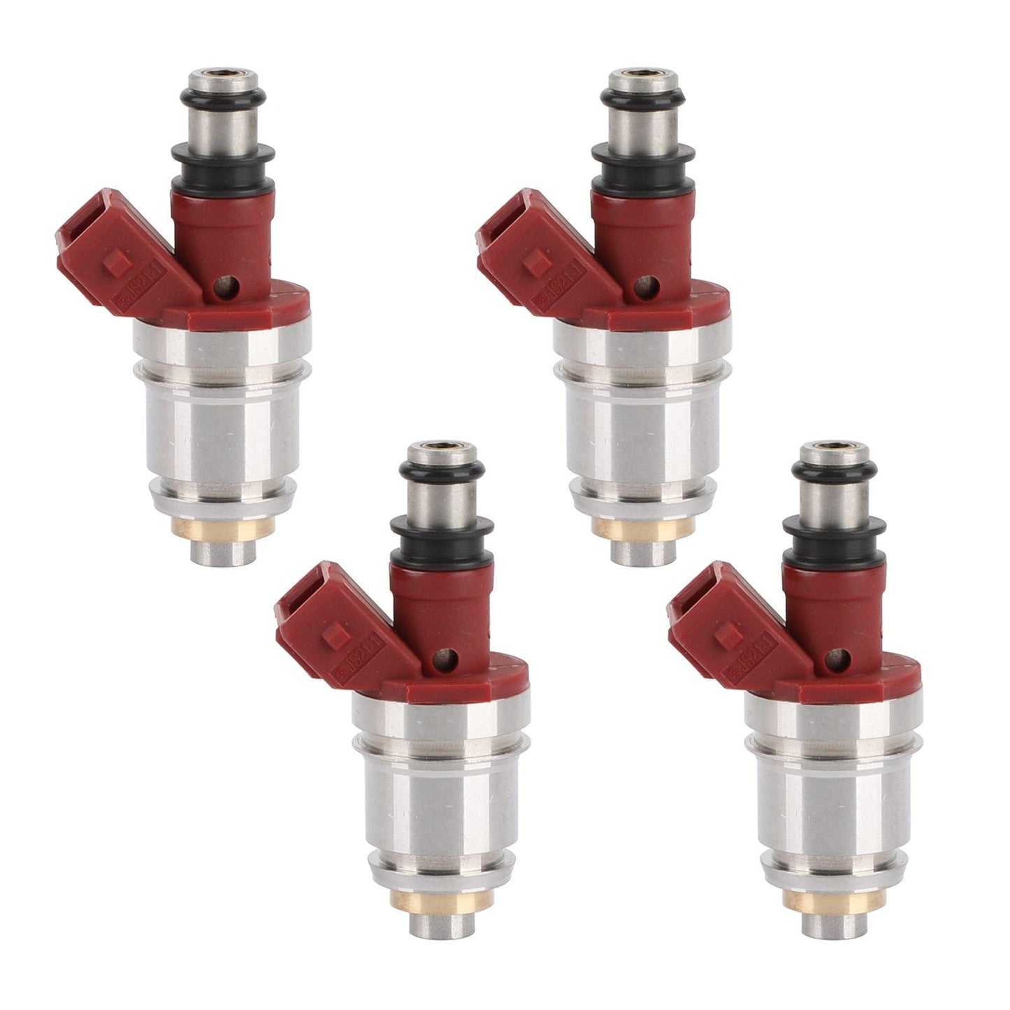 1990-1994 Nissan D21 2.4L 4PCS Fuel Injectors 16600-86G00 16600-86G10 JS21-1 Champoo