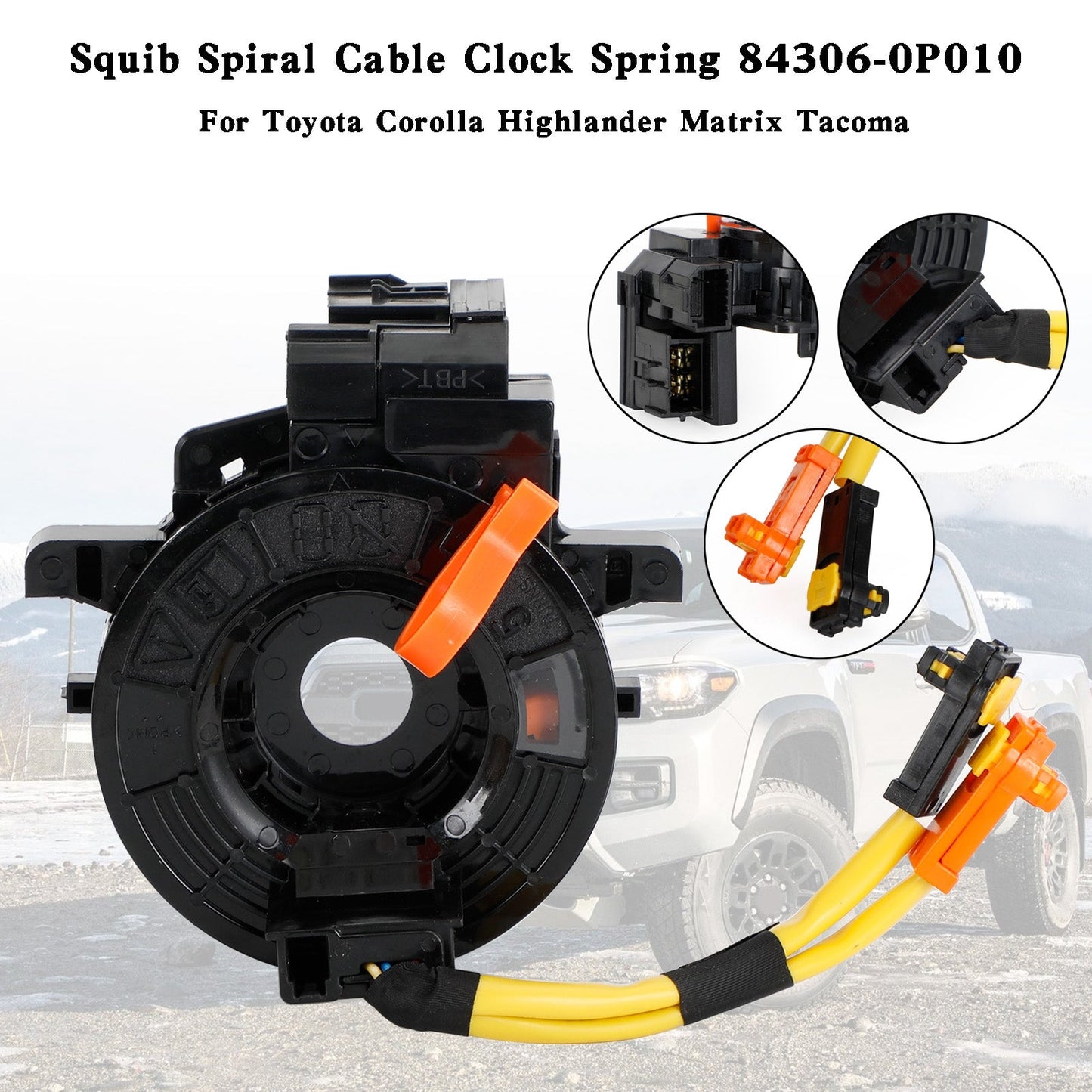 2005-2013 Toyota TACOMA 843060P010 Squib Spiral Cable Clock Spring