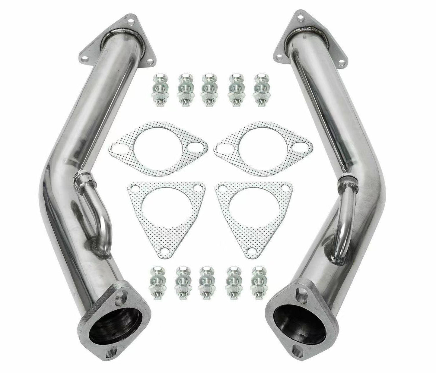 Infiniti Q50/Q60 Models 3.7L Engine 2.5" Stainless Steel Test Pipes Exhaust DownPipe Champoo