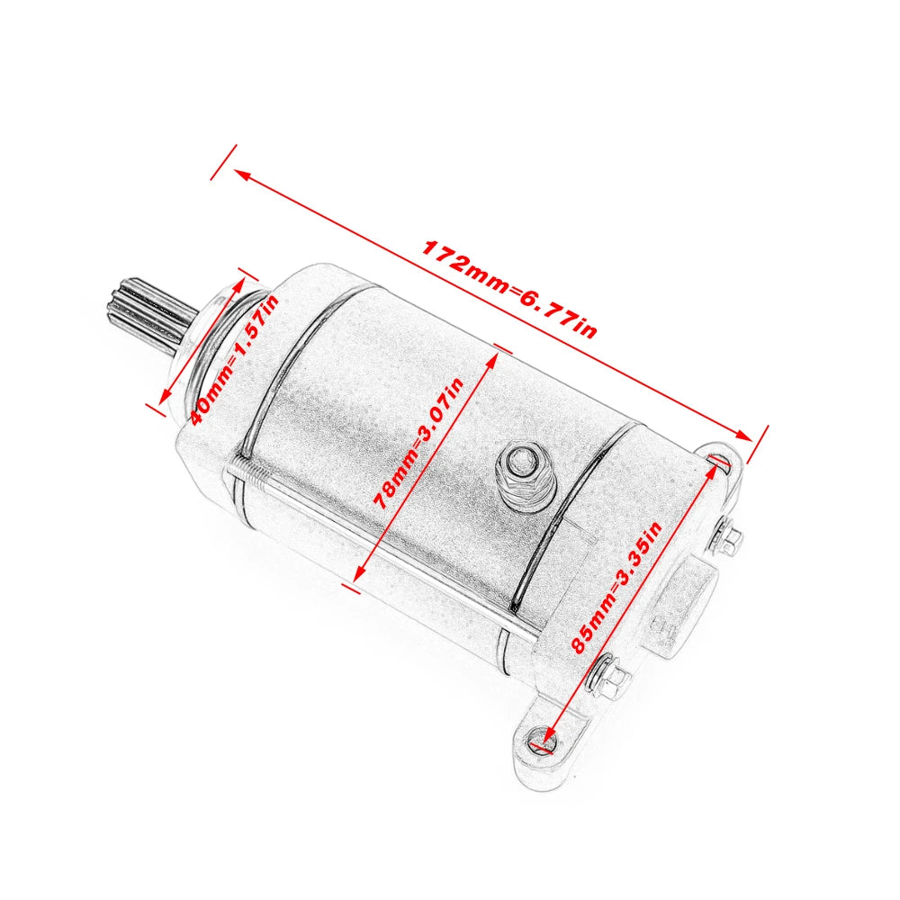 0188-091100 Starter Electrical Engine Starter Motor for Linhai ATV 500 D M550 EFI M550L EUROPE EFI