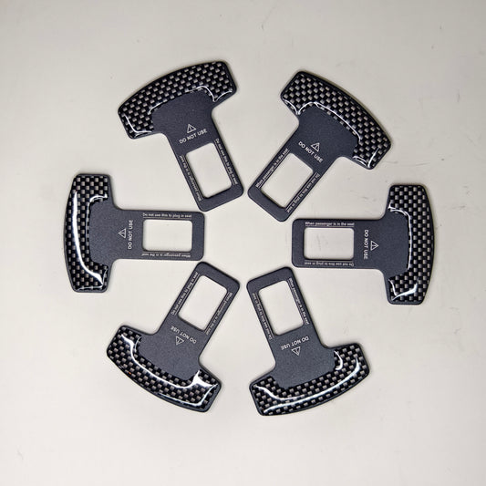 6PCS Universal Alarm Stopper Car Seat Belt Buckle Clip Replacement