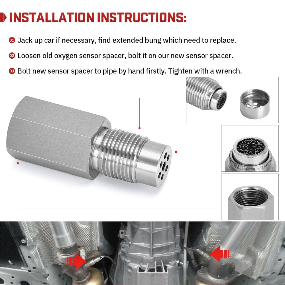 CEL Check Engine Light Adapter Mini Cat CEL P0420/P0042 Eliminator Mini Catalytic Converter O2 Sensor