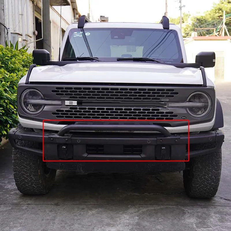 2021-2024 Ford Bronco Front Bumper Guard Black Protect Bar