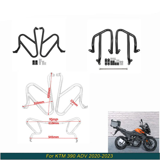 KTM390 ADV 2020-2022 Upper Lower Crash Bar Frame Engine Guard Bumper Falling Protector