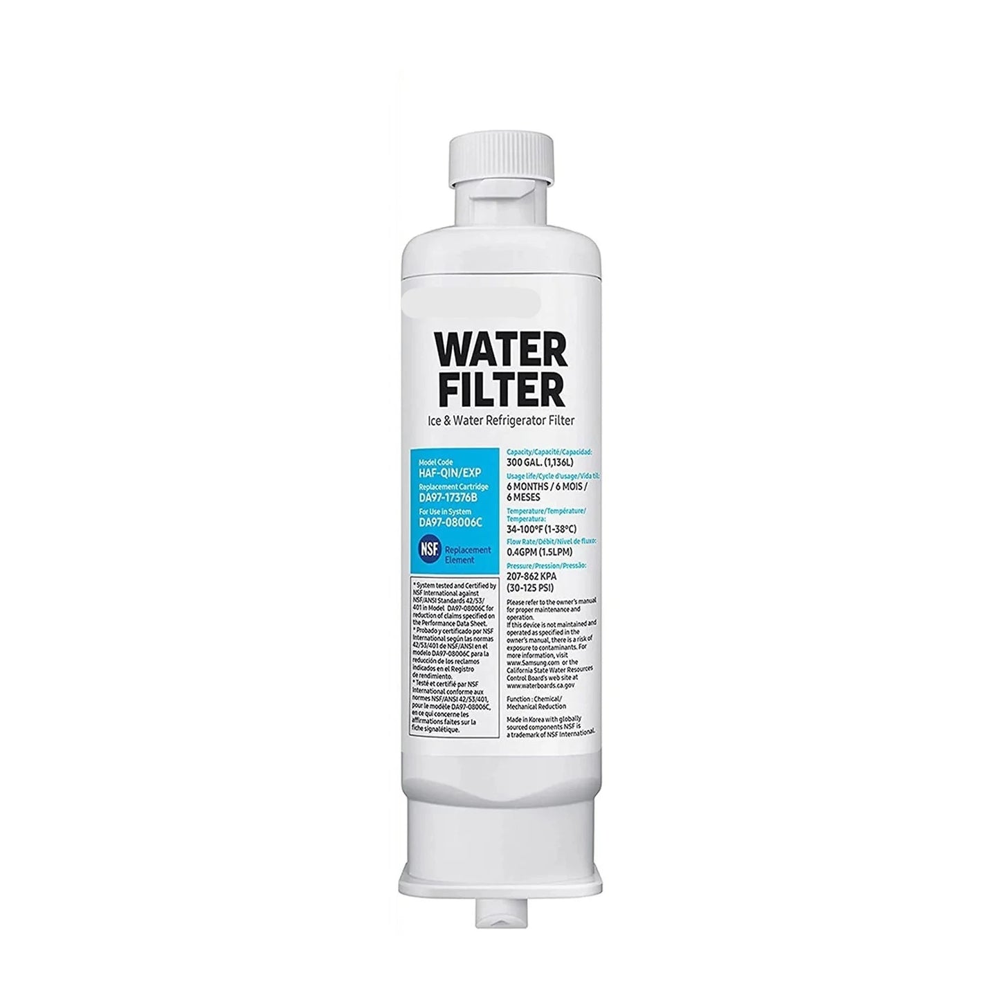 2pk DA97-17376B HAF-QIN/EXP Replacement Refrigerator Water Filter