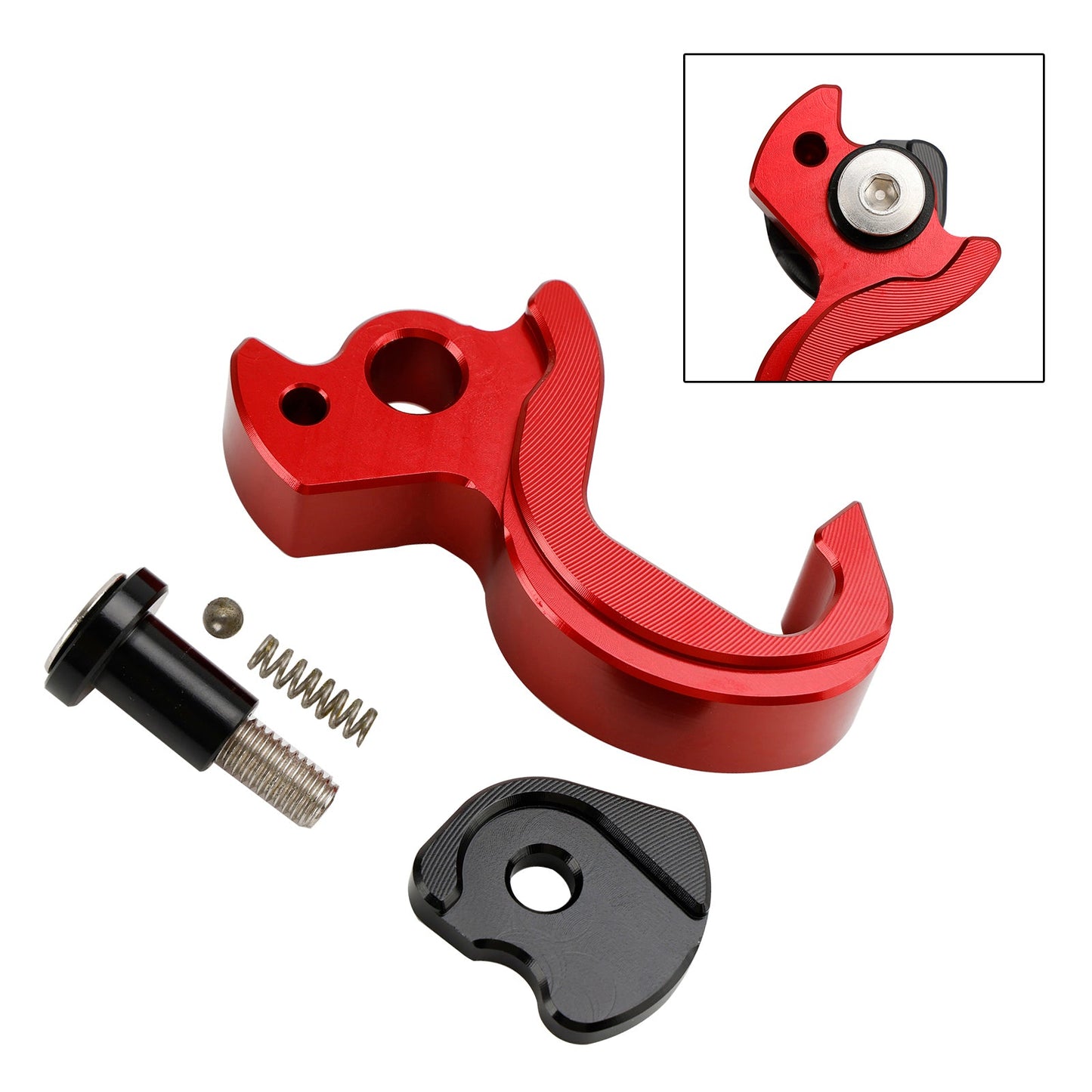 Holder Helmet Hooks Bracket Red For Yamaha Tricity 125 2014-2021 155 2016-2023