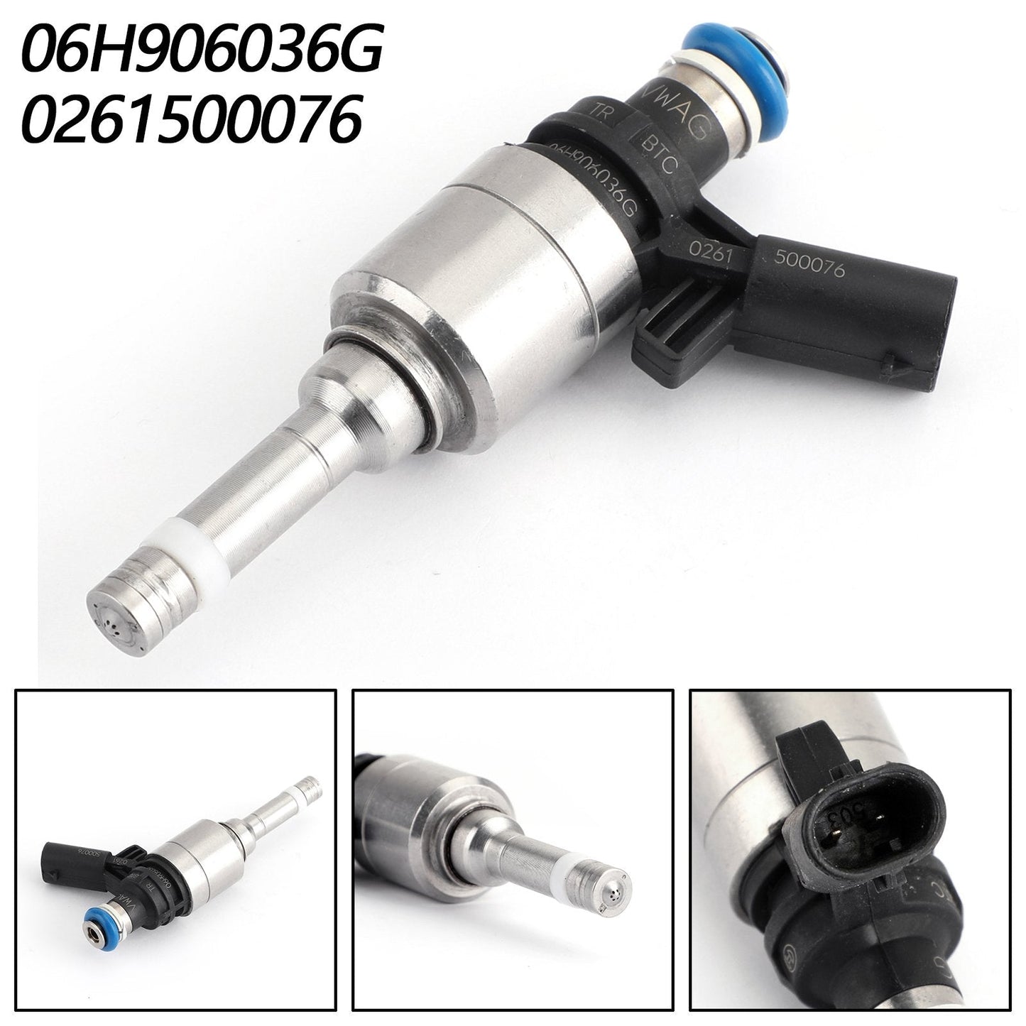 06H906036G 1x Fuel Injectors Audi A4 A3 A5 TT VW T5 Eos CC 2.0L Turbo 0261500076