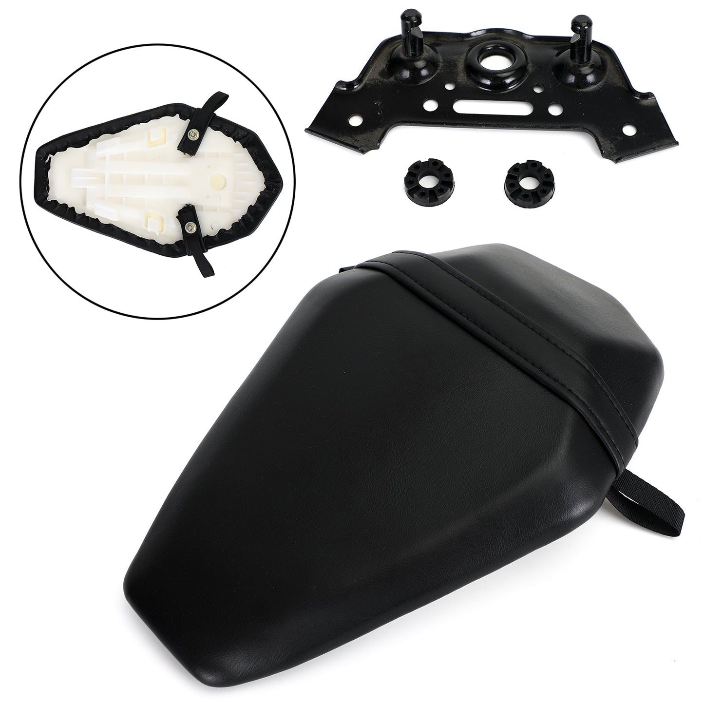 Rear Passenger Seat Black Cushion Fit For Kawasaki Zx-10R Zx 10R 2016-2020