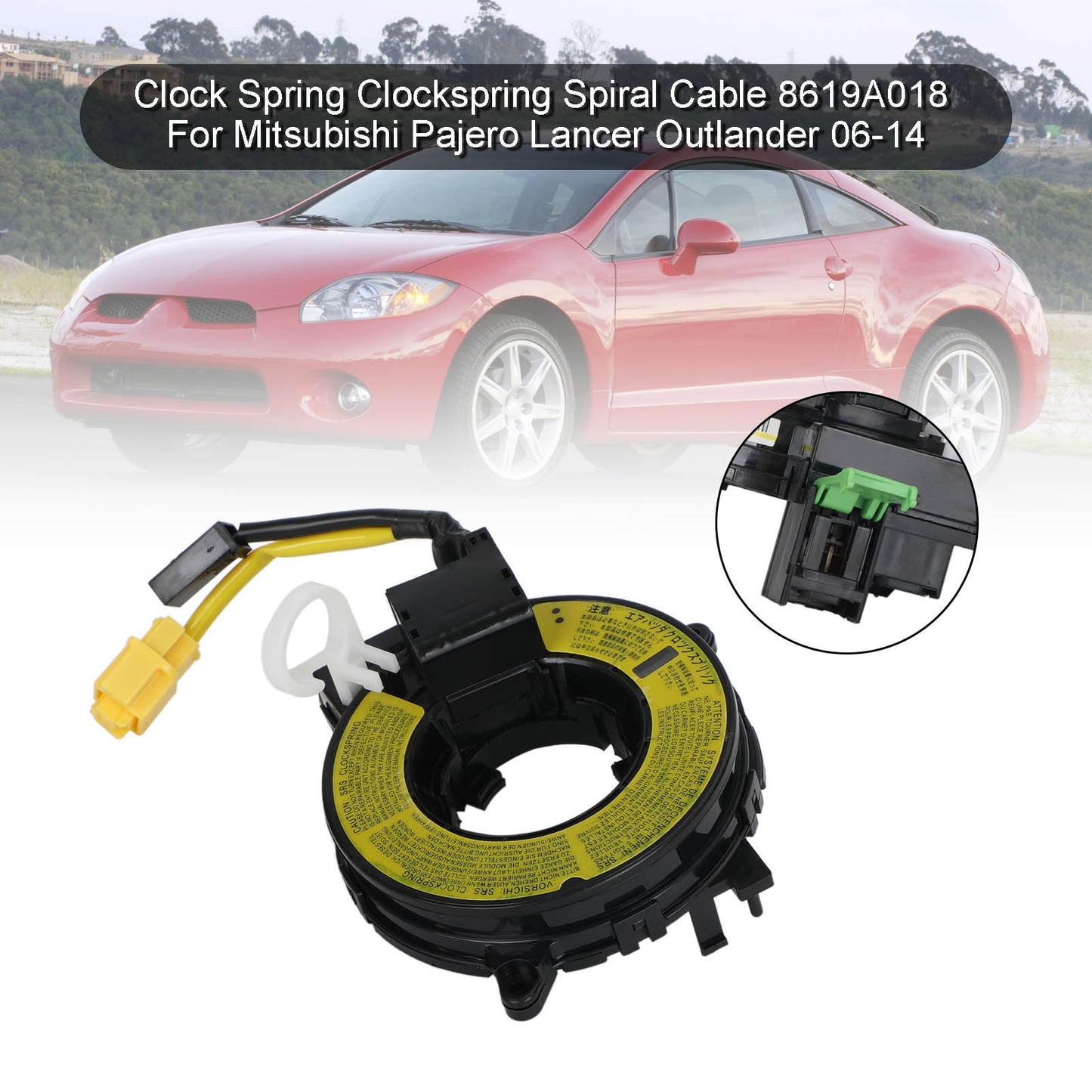 2006-2012 Mitsubishi Eclipse 8619A018 A0153A0017 Clockspring Spiral Cable