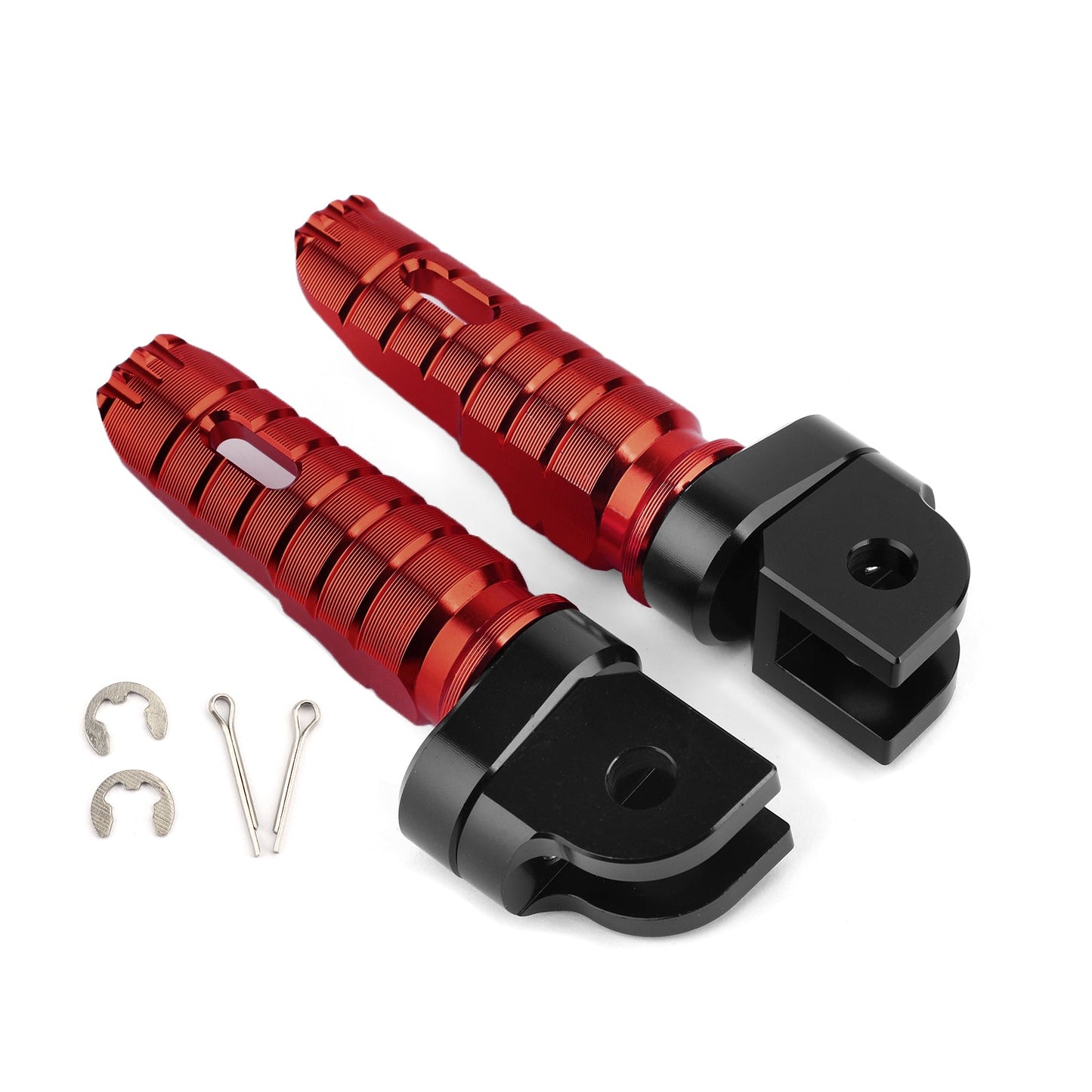 Front Footrests Foot Peg for HONDA CB125R CBR250RR CBR1000RR CB600F CB1100/RS/SX Red