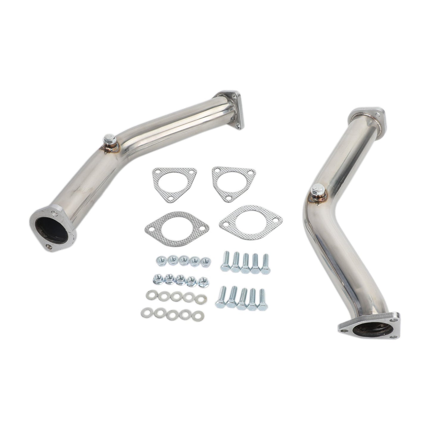 Exhaust Downpipe Test Pipes W/Gaskets & Bolts For 2003-2006 Nissan 350Z Infiniti G35 FX35