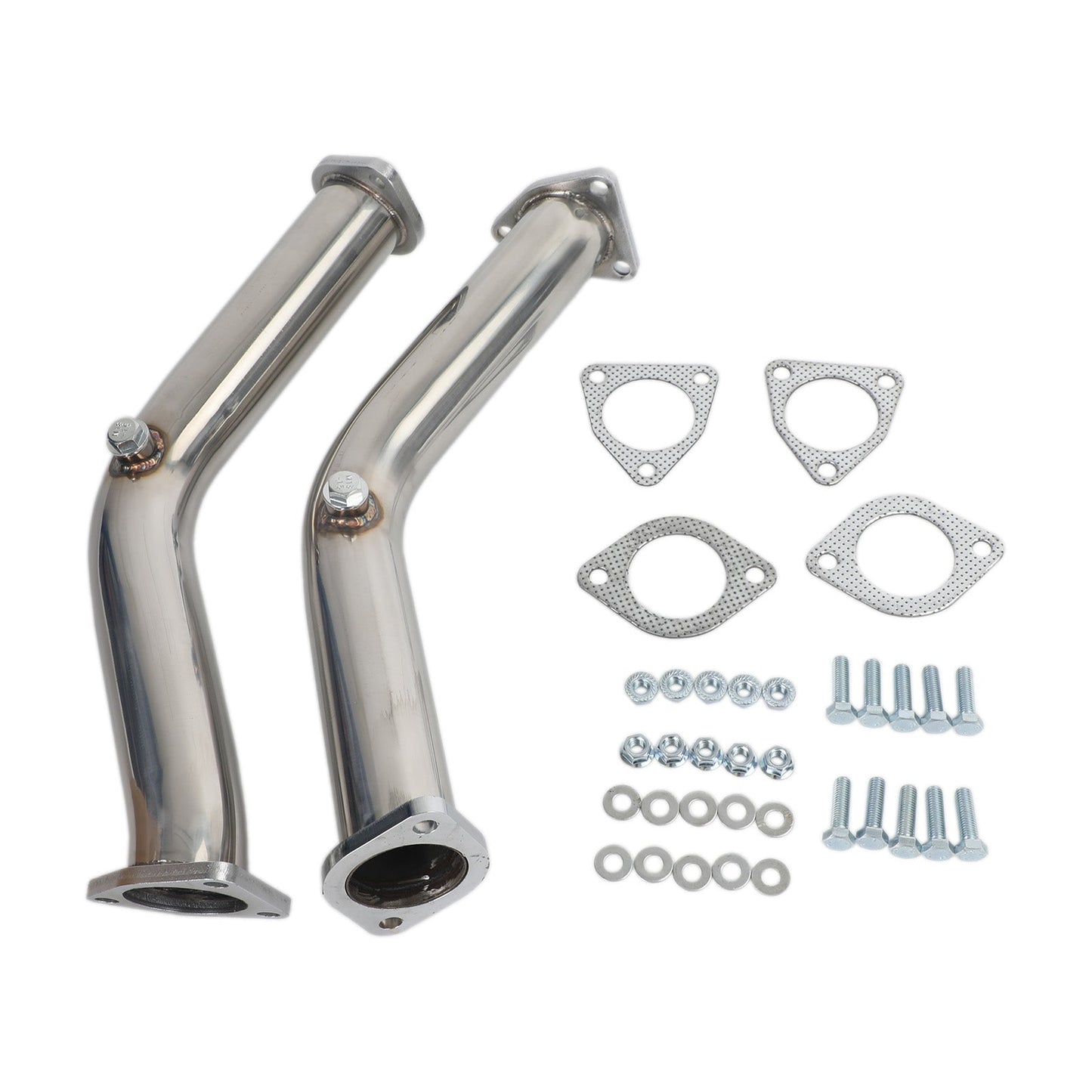 Exhaust Downpipe Test Pipes W/Gaskets & Bolts For 2003-2006 Nissan 350Z Infiniti G35 FX35