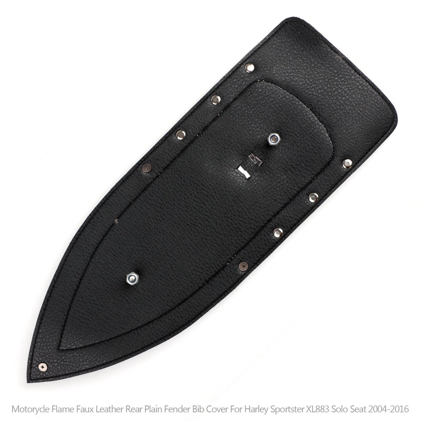 Tie Leather Plain Rear Fender Bib For 04-16 Harley Sportster Xl883 Solo Seat